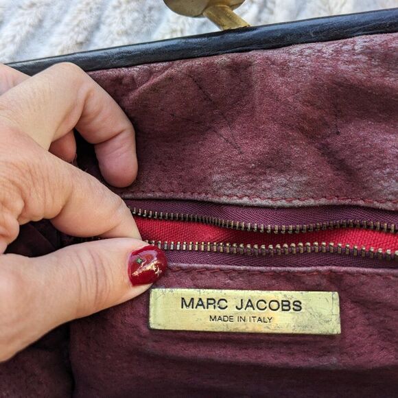 Marc Jacobs 2005 "Stam" Black Quilted Leather Bag, Made in Italy - Picture 3 of 15